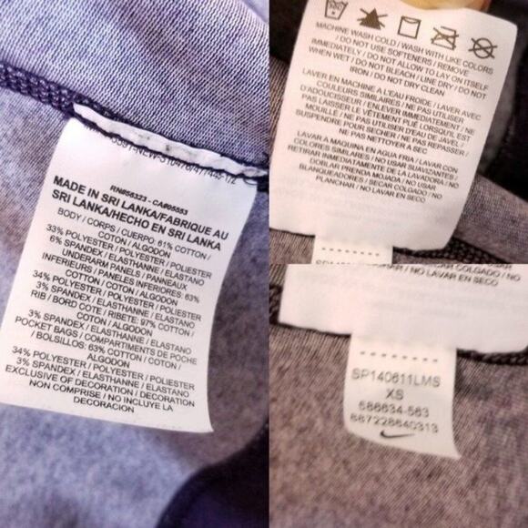 Nike Dri-Fit Jacket Size Xs Y2K Purple Long Sleeve Full Zip - Picture 8 of 8